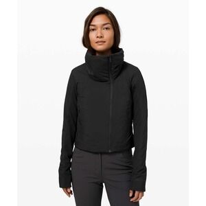 Lululemon Black Sleek City Cropped Jacket  Size 8
